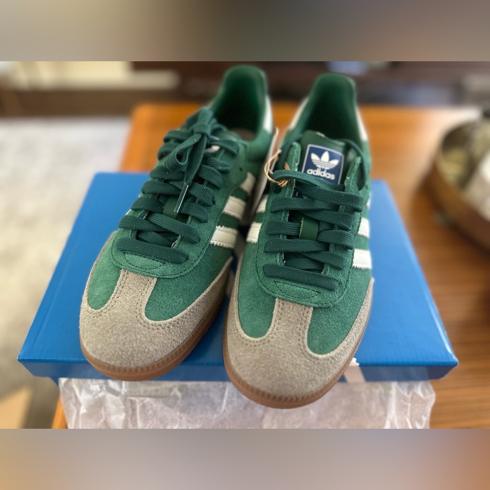 Adidas Samba OG Collegiate Green Gum Grey Toe